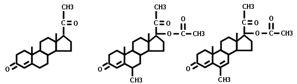 breast cysts cured by progesterone